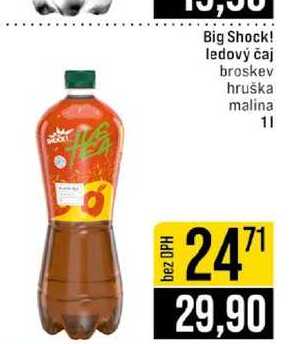 Big Shock! ledový čaj broskev hruška malina 1l