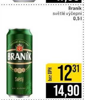 Braník světlé výčepní 0,5l v akci