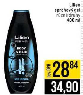 Lilien sprchový gel různé druhy 400 ml 