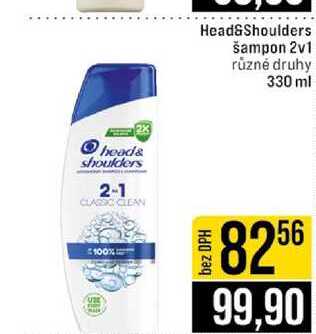 Head&Shoulders šampon 2v1 různé druhy 330 ml 