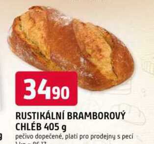 Rustikální bramborový chléb 405g