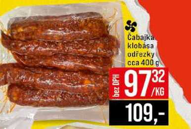 Cabajka klobása odřezky cca 400 g 