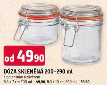  Dóza skleněná 200 ml