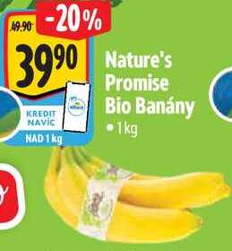 Nature's Promise Bio Banány, 1 kg