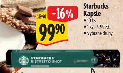Starbucks Kapsle, 10 ks