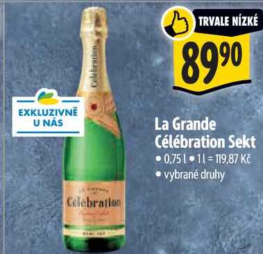La Grande Célébration Sekt, 0,75 l