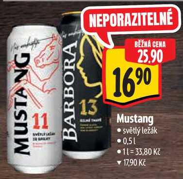 Mustang, 0,5 l