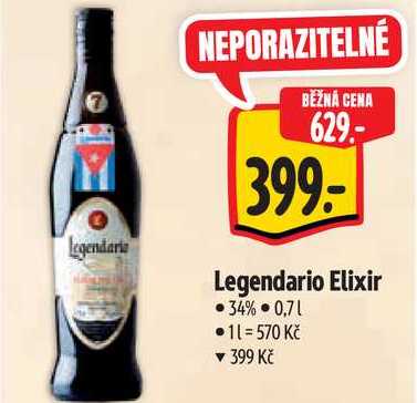 Legendario Elixir, 0,7 l