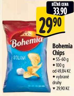 Bohemia Chips, 55-60 g