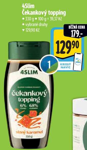 4Slim Čekankový topping, 330 g 