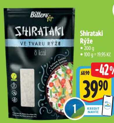 Shirataki Rýže, 200 g 
