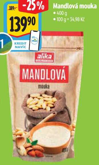 Mandlová mouka, 400 g 