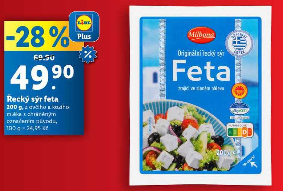 Řecký sýr feta, 200 g