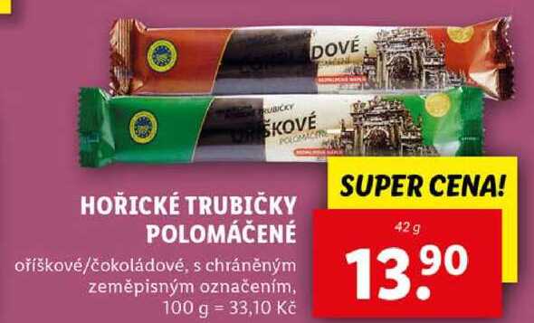 HOŘICKÉ TRUBIČKY POLOMÁČENÉ, 42 g