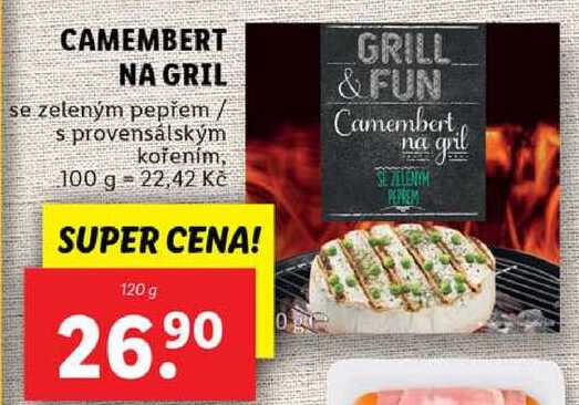 CAMEMBERT NA GRIL, 120 g