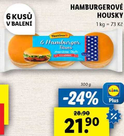 HAMBURGEROVÉ HOUSKY, 300 g