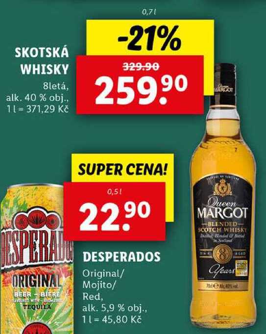 SKOTSKÁ WHISKY, 0,7 l