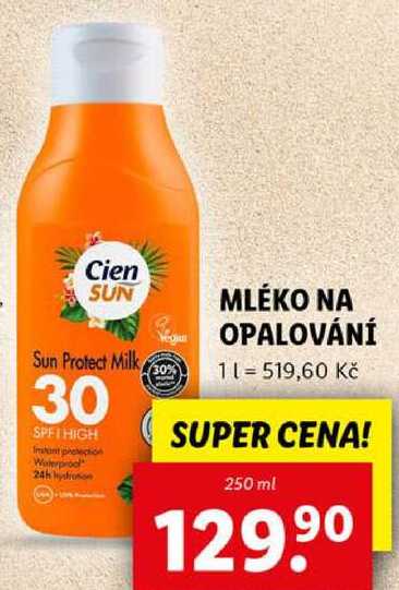 MLÉKO NA OPALOVÁNÍ, 250 ml
