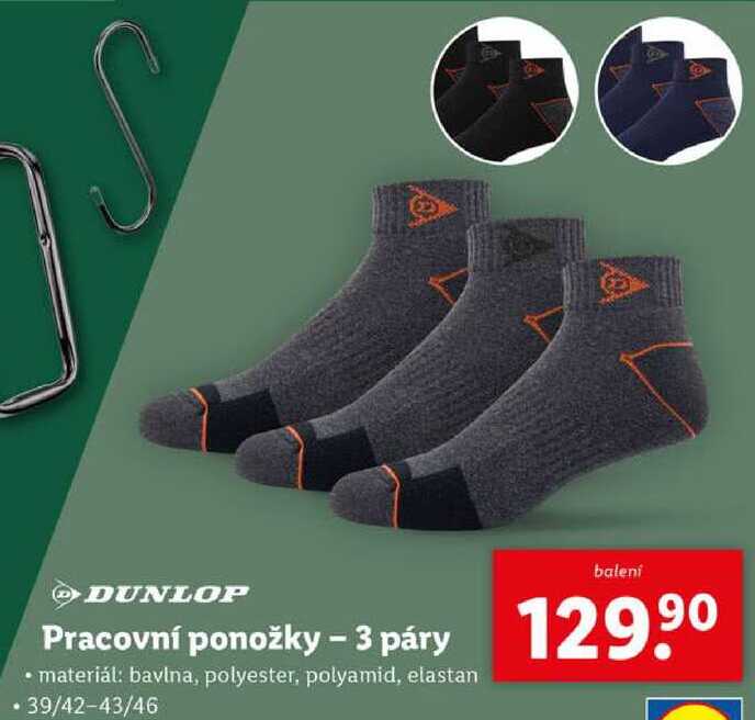 Pracovní ponožky - 3 páry 
