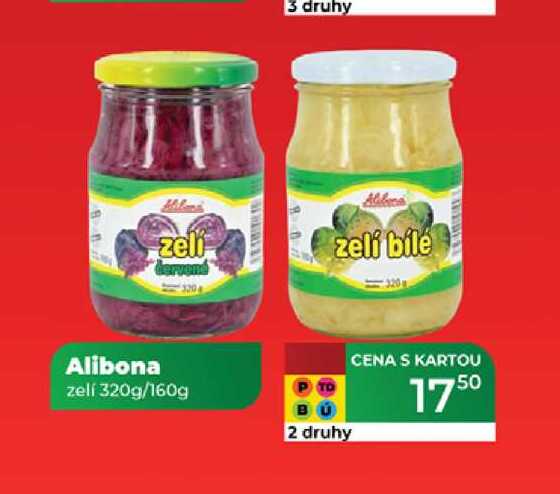 Alibona zelí 320g/160g  