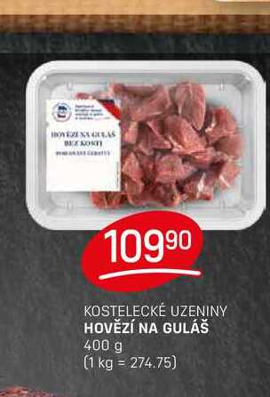 HOVĚZÍ NA GULÁŠ 400 g