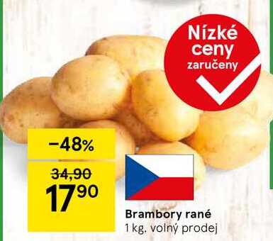 Brambory rané, 1 kg 