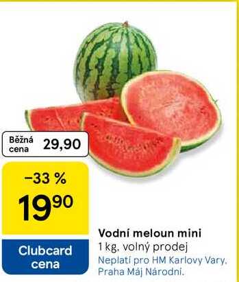  Vodní meloun mini, 1 kg