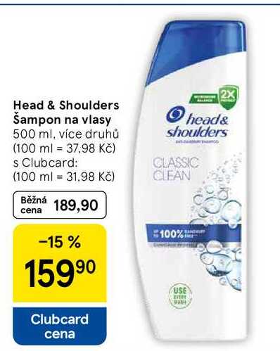 Head & Shoulders Šampon na vlasy, 500 ml