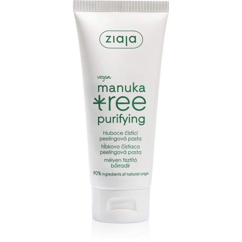 Ziaja Manuka Tree Purifying čisticí peelingová pasta pro normální až mastnou pleť 75 ml