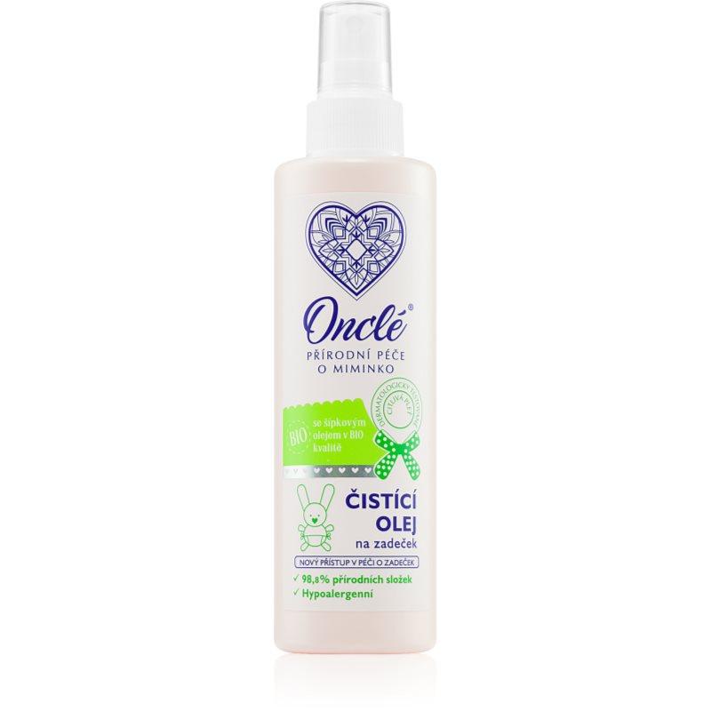 Onclé Baby dětský čisticí olej na zadeček pro děti od narození 200 ml