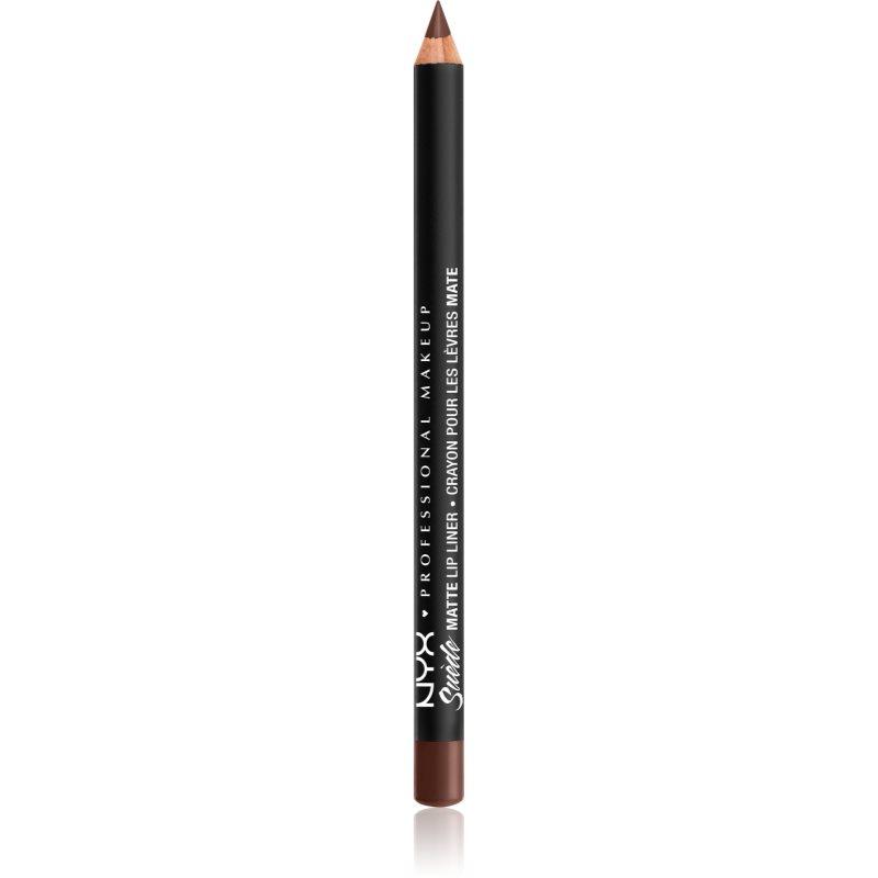 NYX Professional Makeup Suede Matte  Lip Liner matná tužka na rty odstín 23 Club Hopper 1 g