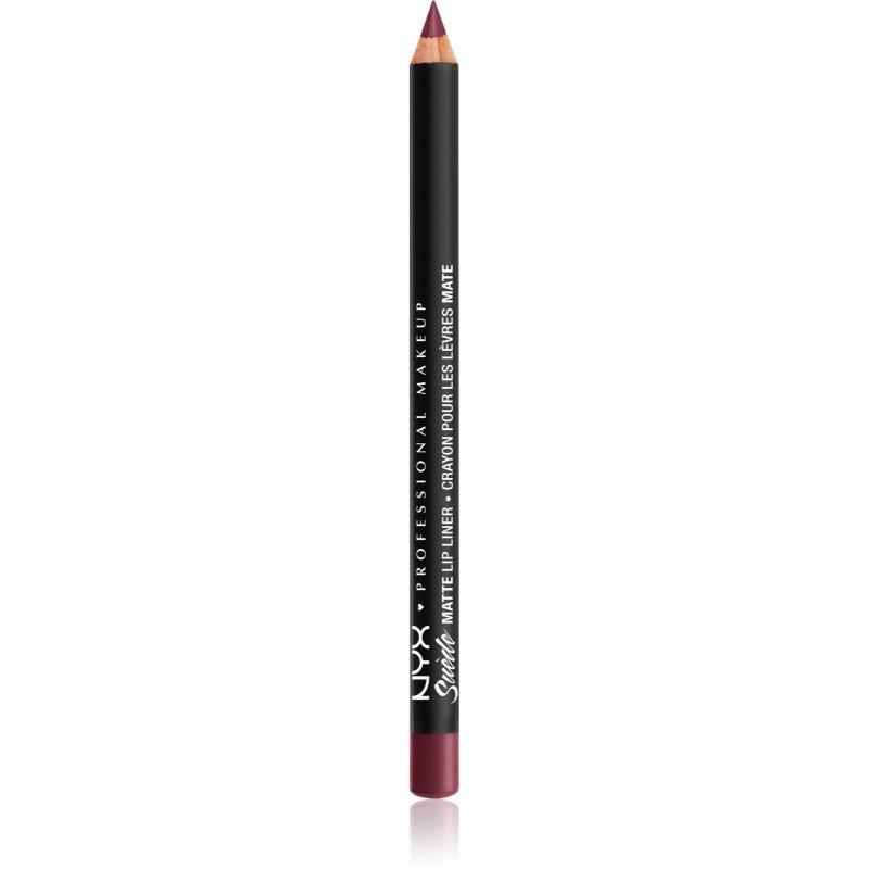 NYX Professional Makeup Suede Matte  Lip Liner matná tužka na rty odstín 27 Copenhagen 1 g