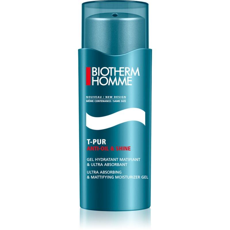 Biotherm Homme T-Pur Anti-oil & Shine Gel matující gel s hydratačním účinkem 50 ml
