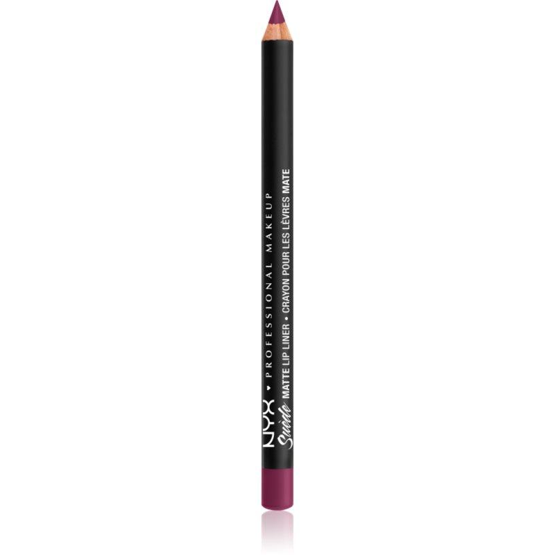 NYX Professional Makeup Suede Matte  Lip Liner matná tužka na rty odstín 58 Girl, Bye 1 g