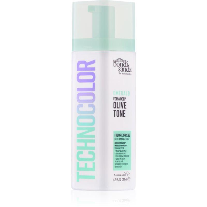 Bondi Sands Technocolor Emerald samoopalovací pěna odstín Golden Olive Bronze 200 ml