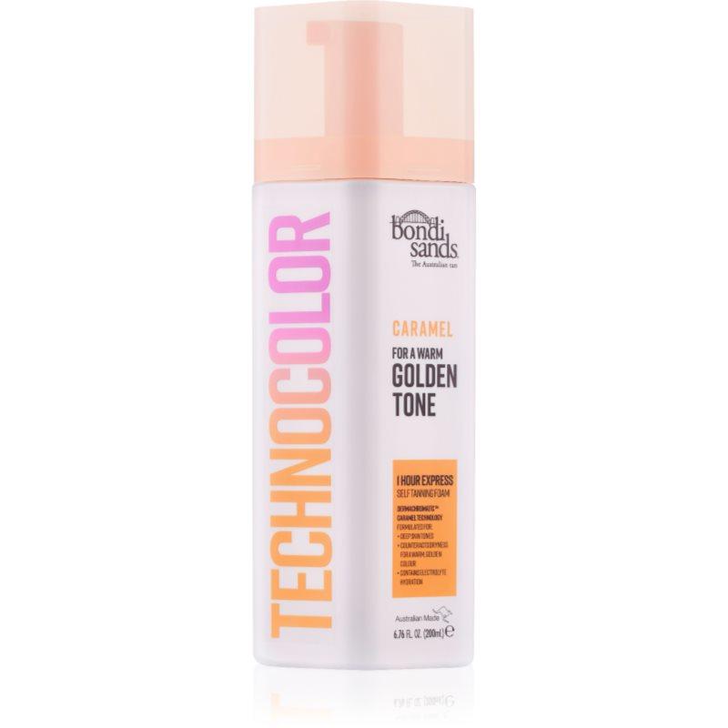 Bondi Sands Technocolor Caramel samoopalovací pěna odstín Warm Hydrated Glow 200 ml