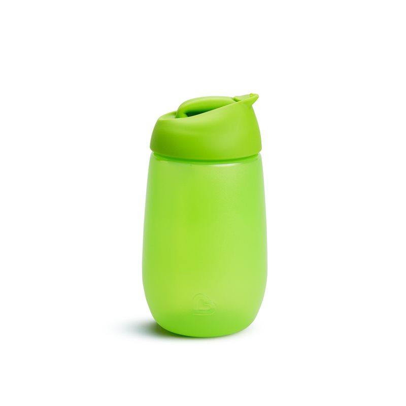 Munchkin Simple Clean dětská láhev s brčkem Green 12 m+ 296 ml