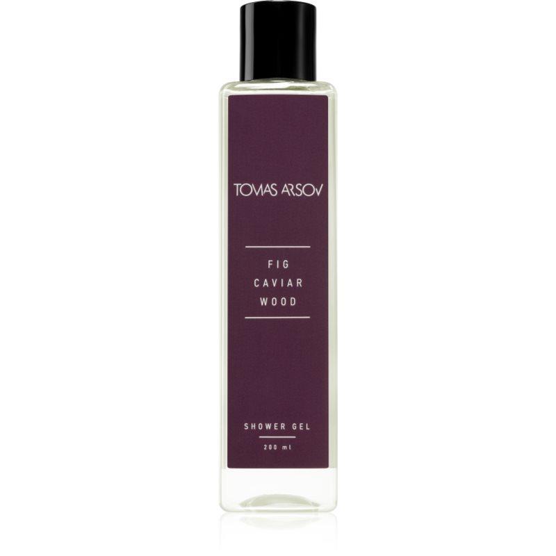 Tomas Arsov Fig Caviar Wood parfémovaný sprchový gel s povzbuzujícím účinkem 200 ml