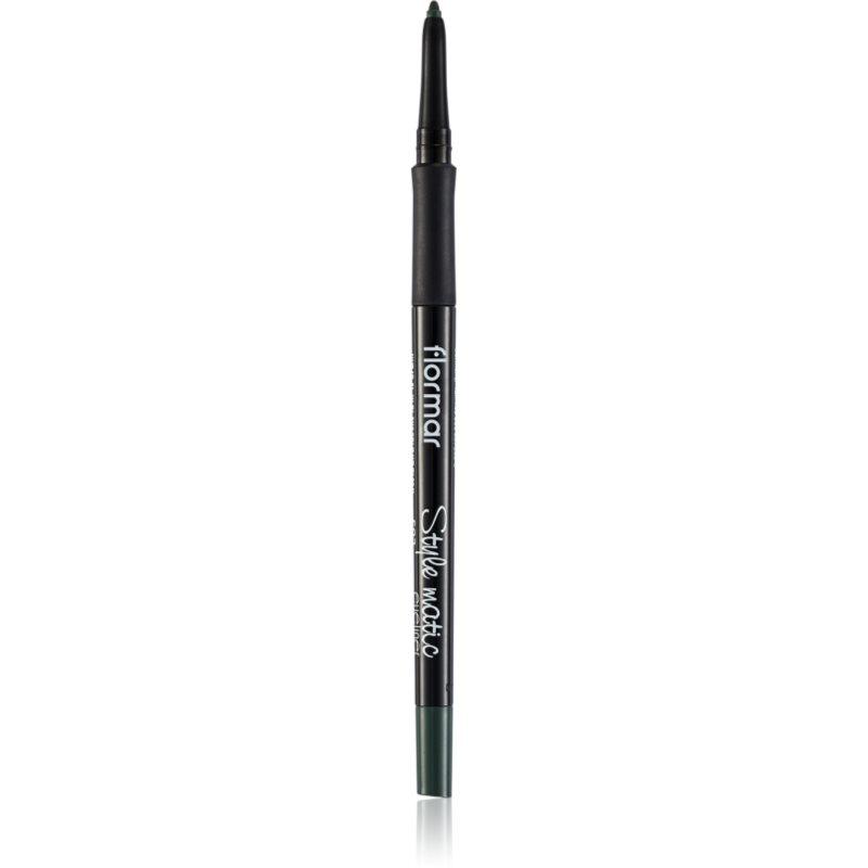 flormar Style Matic Eyeliner automatická tužka na oči voděodolná odstín S08 Serious Green 0,35 g