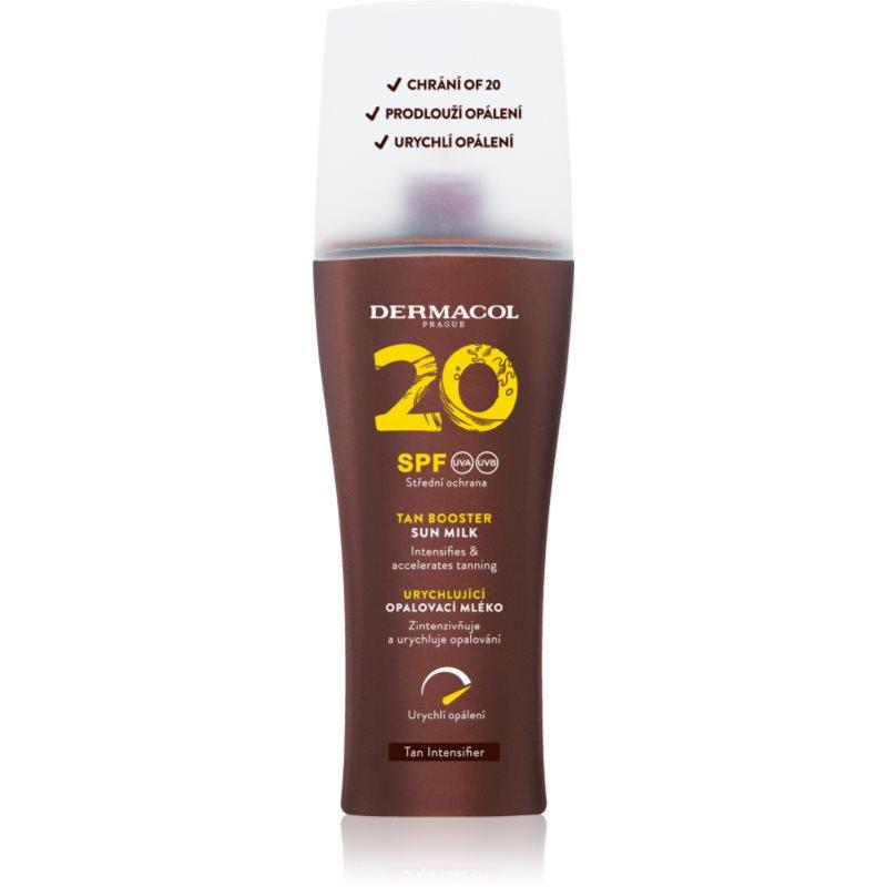 Dermacol Sun Tan Booster ochranné mléko urychlující opalování SPF 20 200 ml