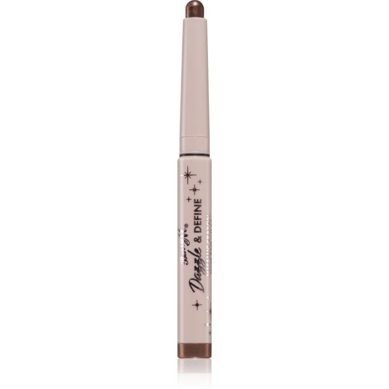 Barry M Dazzle & Define Metallic Crayon oční stíny v tužce odstín Truffle 1,4 g