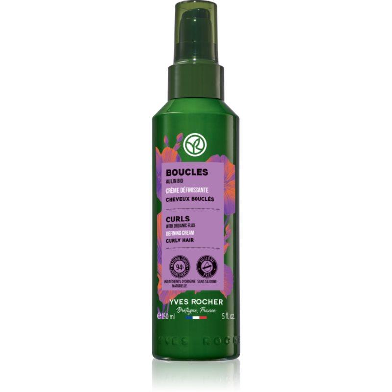 Yves Rocher Boucles tvarující krém na kudrnaté vlasy with organic flax 150 ml