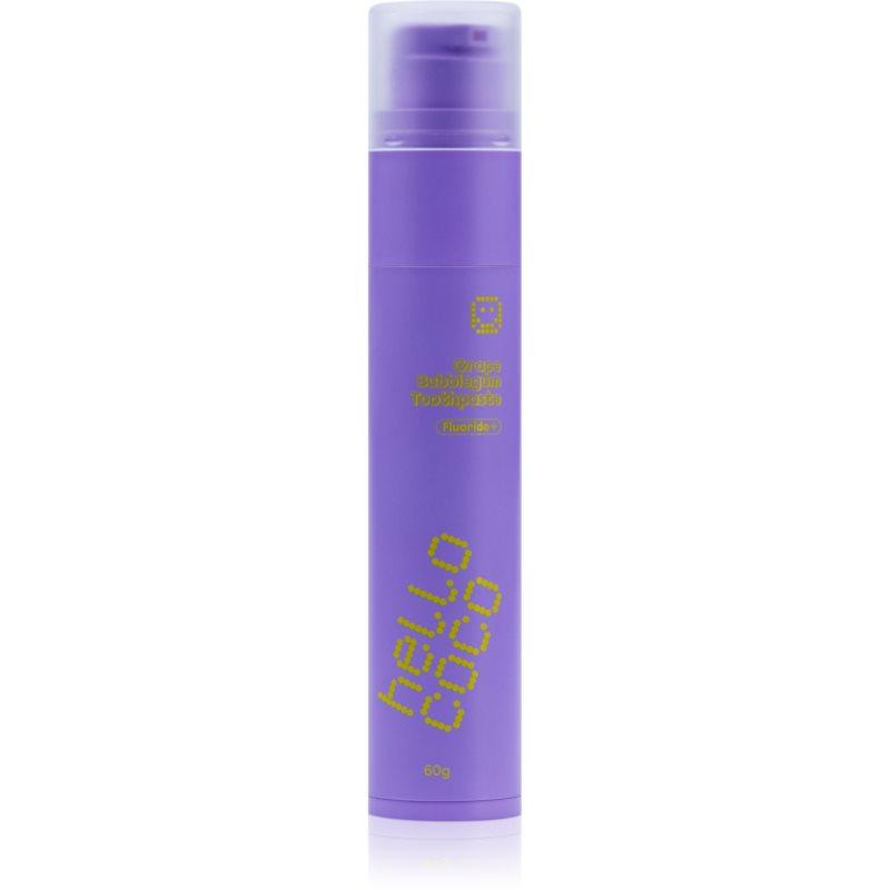 Hello Coco Toothpaste Grape Bubblegum zubní pasta 60 g
