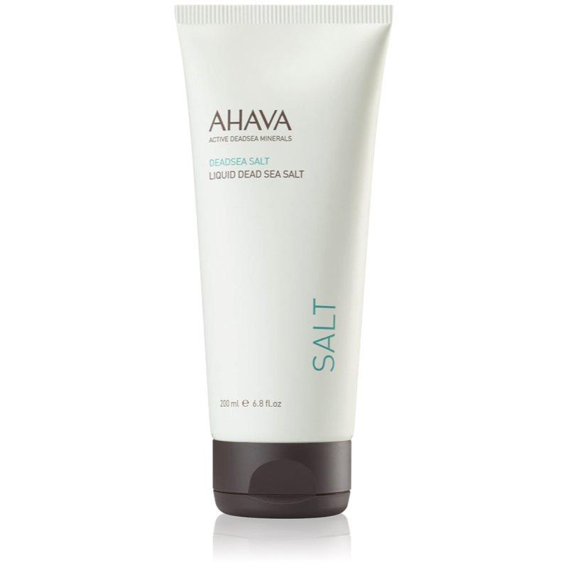 AHAVA Dead Sea Salt tekutá sůl z Mrtvého moře s regeneračním účinkem 200 ml