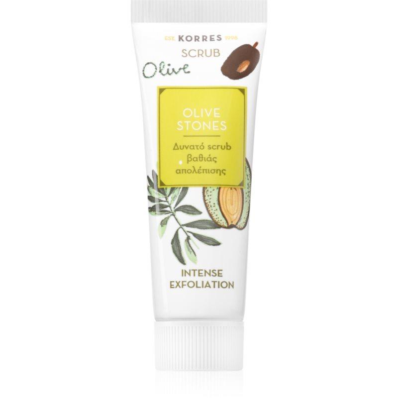 Korres Olive Stones hloubkově čisticí peeling 18 ml