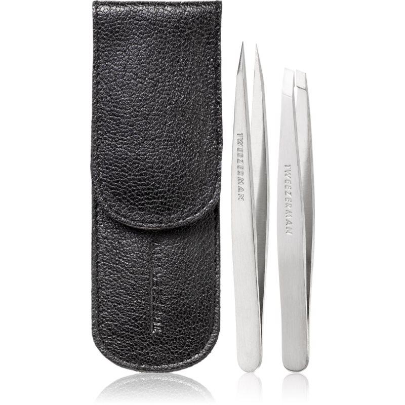 Tweezerman Professional cestovní sada na obočí odstín Black