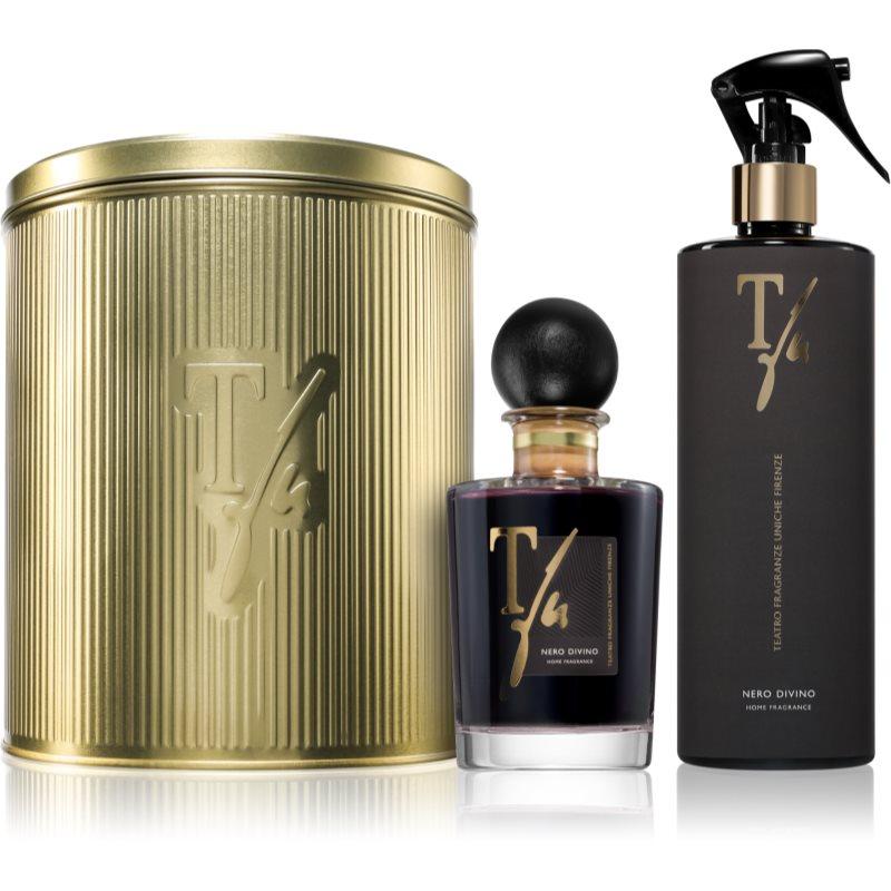 Teatro Fragranze Gold Tin Box Nero Di vino dárková sada plechový box 1 ks