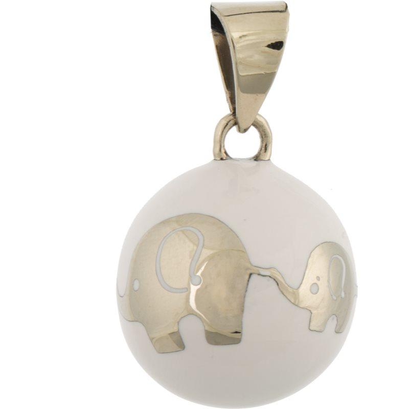 Bola ESSENTIALS White elephant těhotenská rolnička 1 ks