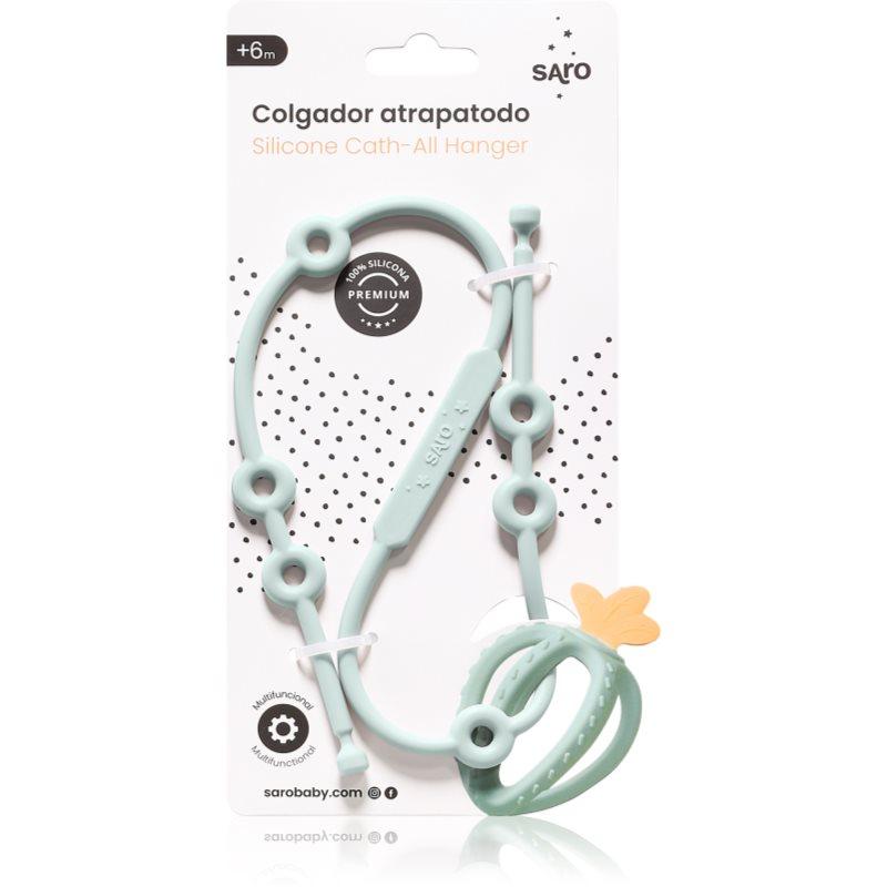 Saro Baby Silicone Catch-All Hanger silikonová šňůrka Mint 1 ks