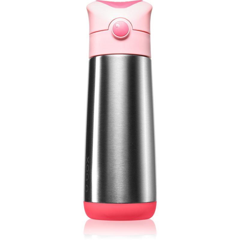 B.Box Insulated Drink Bottle termoska s brčkem Flamingo Fizz 500 ml